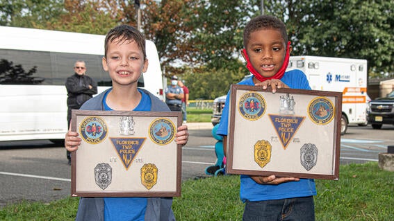 Samaree & Dalton's wish to be police officers