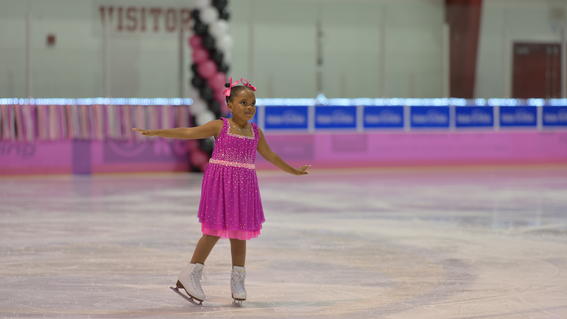 Nicole skating solo