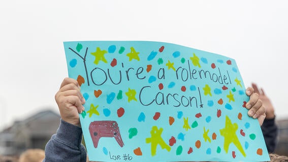 you're a role model carson