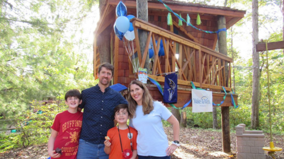 Andrew and his family
