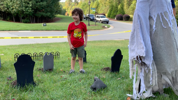Jackson in Graveyard