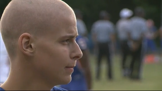 Wish Alumni Coby during treatment