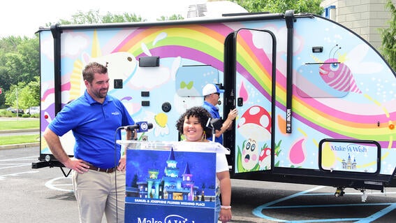 Violet's wish to have a unicorn camper