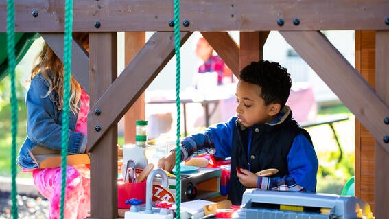 Zavier's wish for a pizza parlor playset