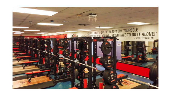 Weight room remodel 