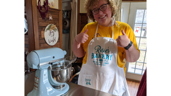 Kayleigh baking