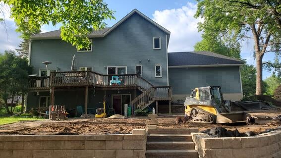 Greyson's backyard