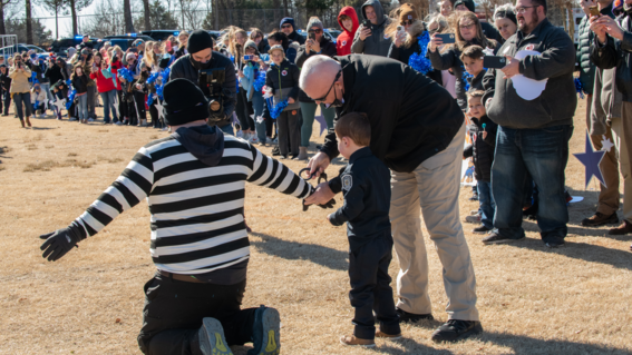 Bennett makes an arrest