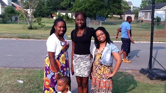 Jakeina and her family