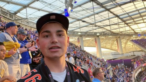 Colin at Super Bowl LVI