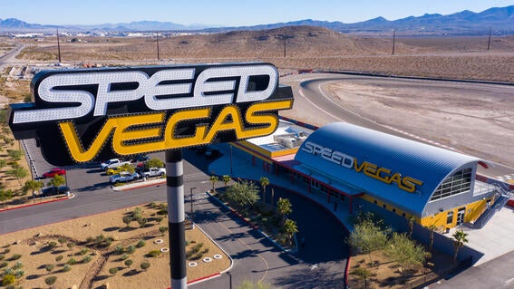 Speed Vegas Sign