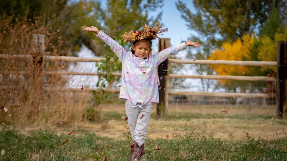 Walk for Wishes Ambassador Annie - Flower Crown