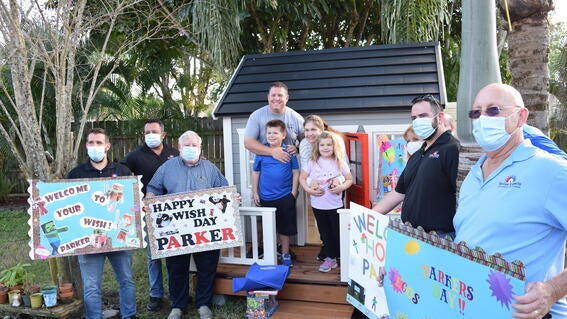 Parker's wish to have a clubhouse