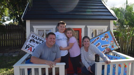 Parker's wish to have a clubhouse