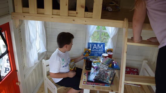 Parker's wish to have a clubhouse
