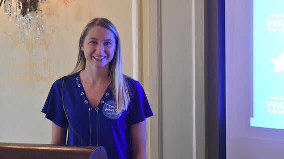 Breanna at maw event 