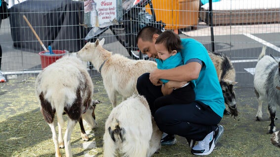 Petting Zoo Goats - 2002