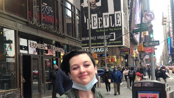 Madi at Beetlejuice 