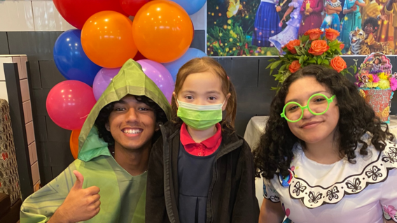 Allison with Encanto characters