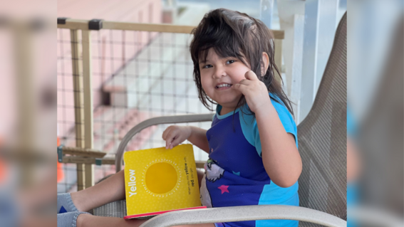 Eliana during treatment