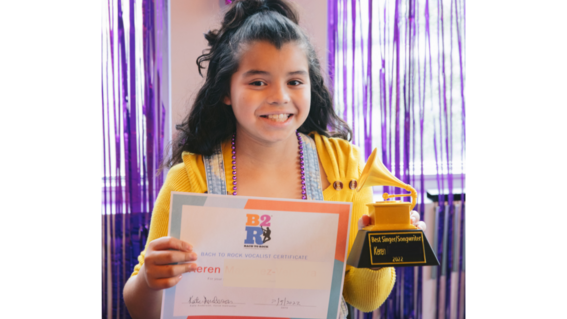 Keren with her gifts