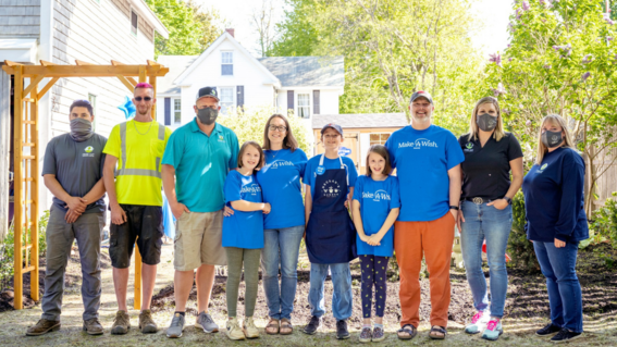 Declan Celebrates his wish with Adopt-A-Wish Partners