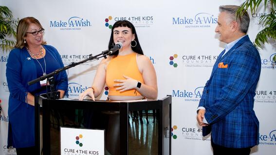 Wish alumna Mallory Carvalho thanks both organizations for helping her stay strong throughout her cancer diagnosis.
