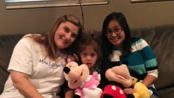 Erin, wish kid Aria, and Vincis