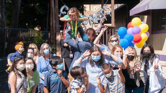 Penny's wish celebration