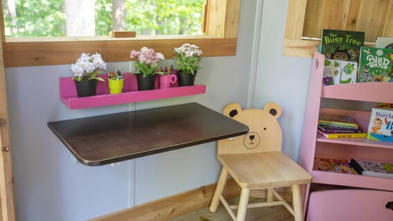 Inside Kalli's Treehouse