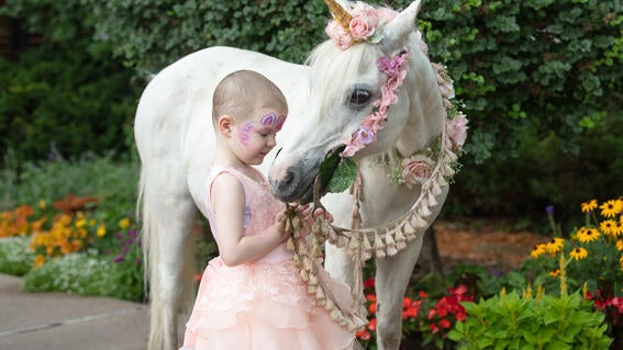 Emery and unicorn 