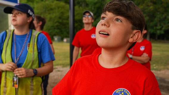 Benny at Camp