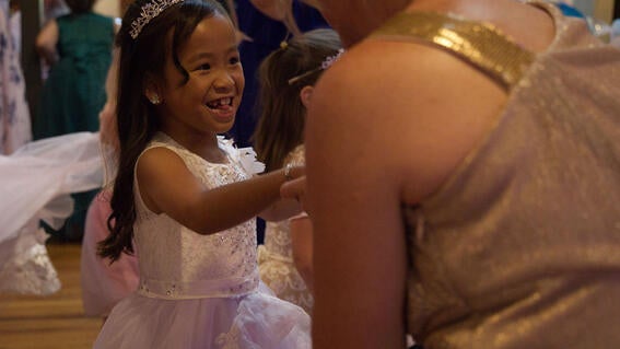 Journi dancing with her mom