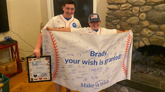 Brady's Wish to go to the World Series