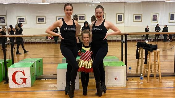 Scarlett Kicks It with the Rockettes