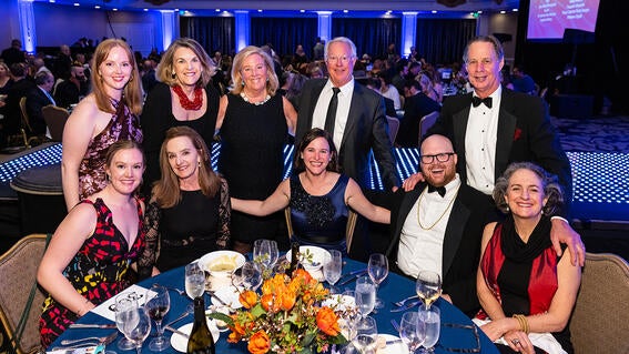 Dinner guests at Evening of Wishes
