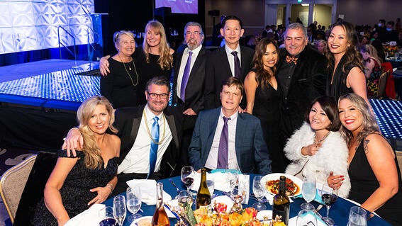 Dinner guests at Evening of Wishes