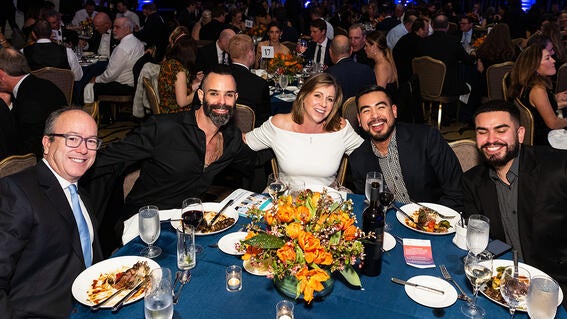 Dinner guests at Evening of Wishes