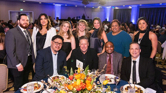 Dinner guests at Evening of Wishes