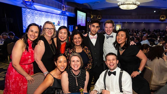 Dinner guests at Evening of Wishes