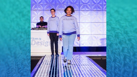 Wish alums Dylan and Ashley walk the runway at gala