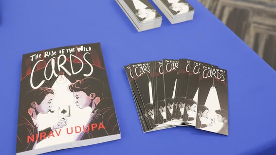 Nirav's book and bookmarks