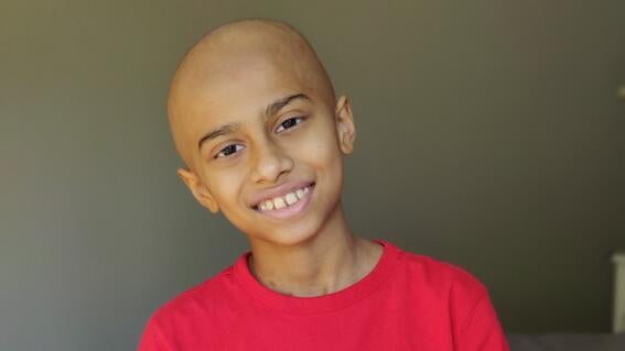 Nirav during treatment