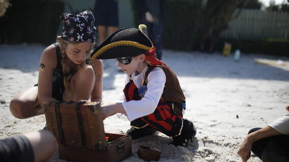 James Discovers Buried Treasure