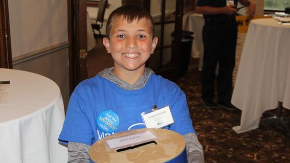 Wish Kid Issac at the Sargento & Johnsonville Make-A-Wish Golf Event - 2023