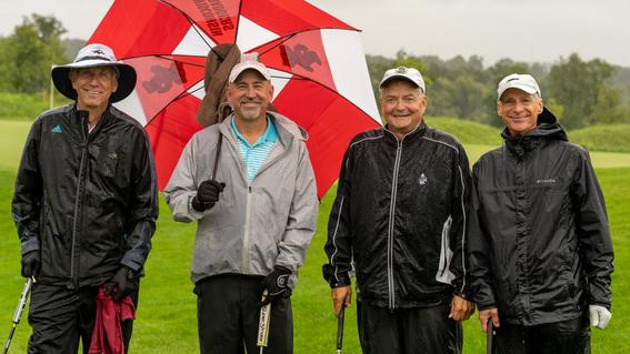 The rain didn't dampen golfers spirits this day - Sargento & Johnsonville Make-A-Wish Golf Event - 2023 