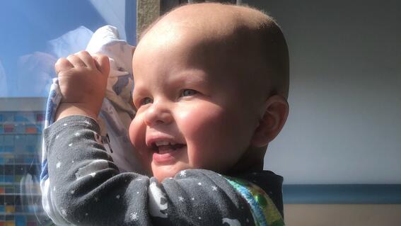 Blaize in the hospital