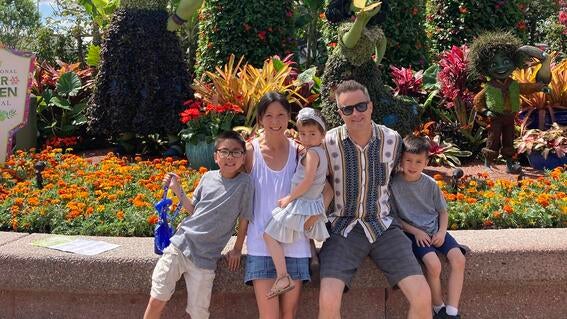 Leigh and family