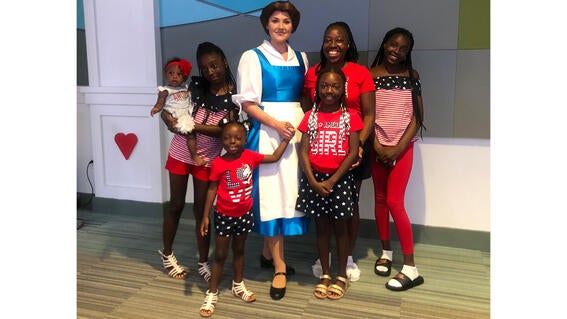 Family with Snow White