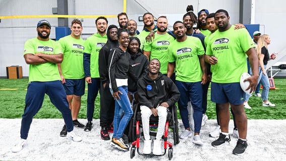 Dashawn Family with team